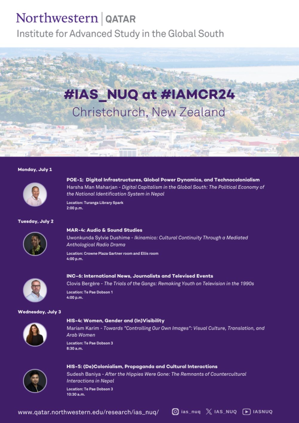 IAS_NUQ to spotlight multidisciplinary research at IAMCR 2024 Read