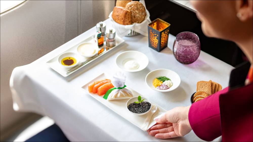 Qatar Airways introduces caviar to Business Class, further elevating its award-winning onboard experience