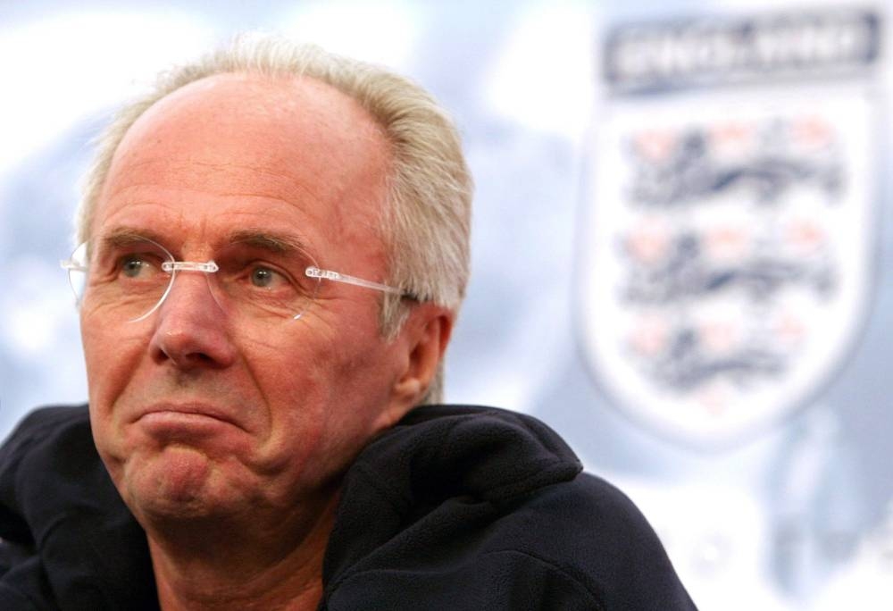 Former England manager Eriksson no more