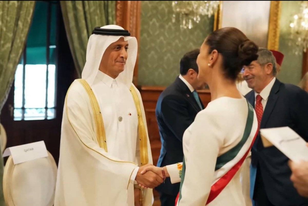 Qatar participates in inauguration ceremony of president of Mexico