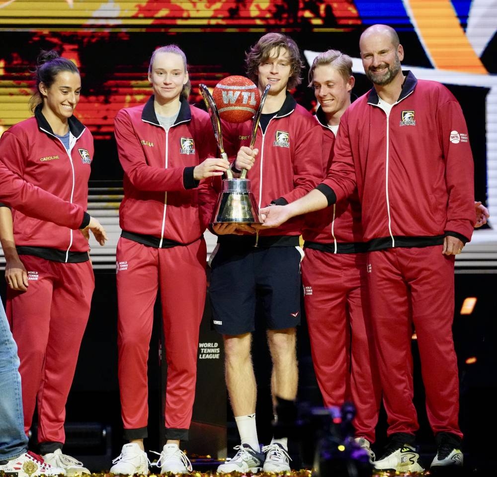 Rublev leads Game Changers Falcons to World Tennis League title